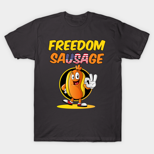 Discover Freedom Sausage - Usa - T-Shirt