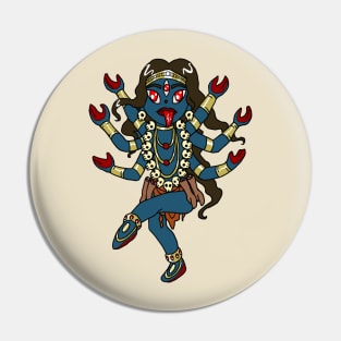 Kali Hindu Goddess of Destruction CHIBI MONSTER GIRLS Series I Pin