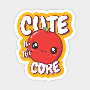 Cute To The Core - Apple Design Magnet