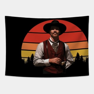 Retro Doc Hollyday Tapestry