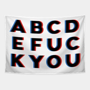 ABCDEFUCKYOU Tapestry