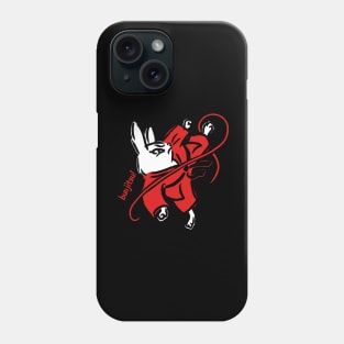 Kicking Bunny! Phone Case