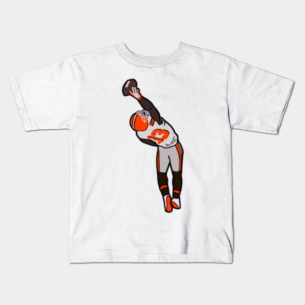 Odell Beckham Jr Catch Cleveland Browns Nfl Odell Beckham Jr Kids T Shirt Teepublic