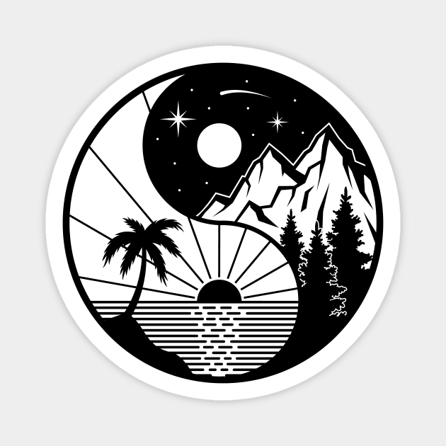 Summer / Winter Magnet by Woah_Jonny