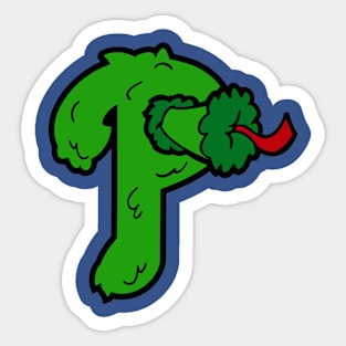 Phillie Phanatic All Sports Sticker for Sale by robotghost