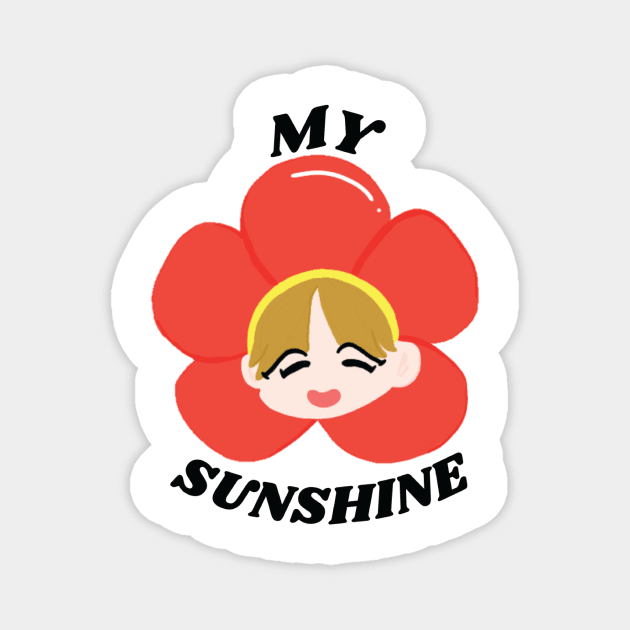 BTS Jhope Hobi Sunshine Chibi Fanart Magnet by Bogoshipo