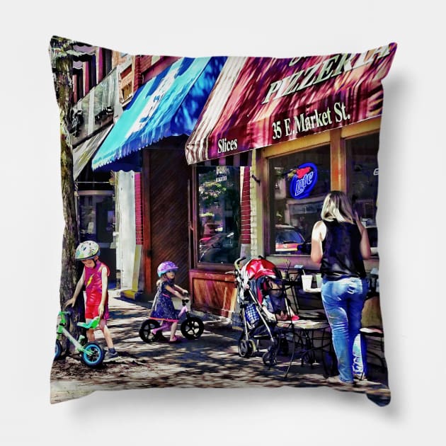 Corning NY - Family Outing Pillow by SusanSavad