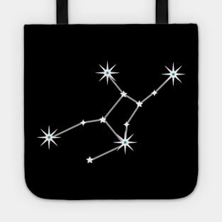 Virgo on Black Tote