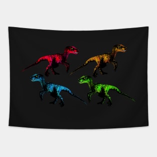 Dotted Raptors Tapestry