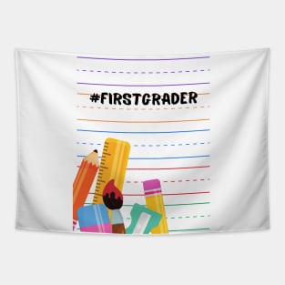 First Day of School  First Grader Tapestry