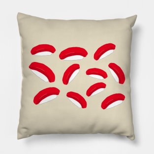 Sushi Simple Minimal Pattern Japan Art Anime Food Logo Pillow