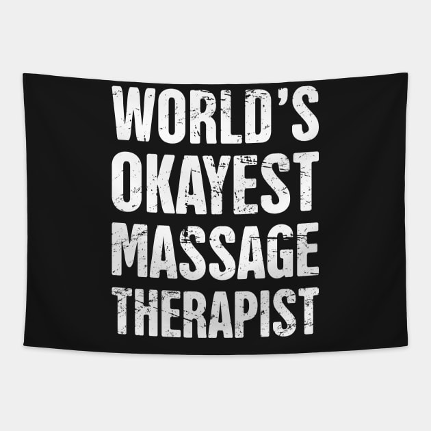 Funny Massage Therapist Design Tapestry by MeatMan