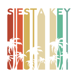 Siesta Key Florida Beach Retro State Summer Keys Vintage Miami Orlando FL Sun T-Shirt