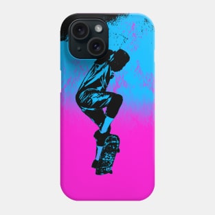 Moon Jumping - Skateboarder Phone Case