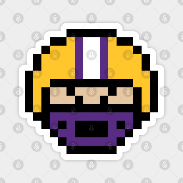 8-Bit Helmet - Louisiana Magnet by The Pixel League