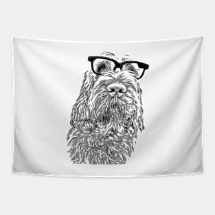 Intelligent friend Spinone Tapestry