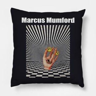 Illuminati Hand Of marcus mumford Pillow