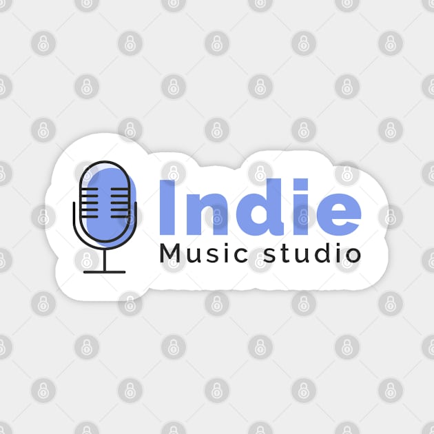 INDIE MUSIC STUDIO Magnet by MajorCompany