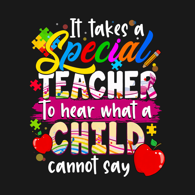 It Takes A Special Teacher To Hear What A Child Cannot Say by cogemma.art