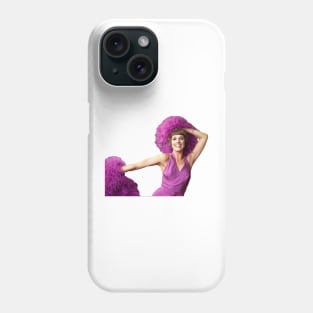 Julie Andrews Purple Cheerleader Phone Case