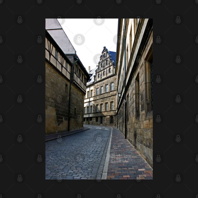 Cobblestone street - Bamberg Germany by Bierman9