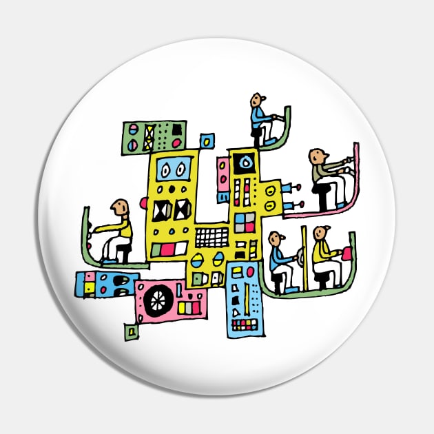 Factory Pin by AdrianaStore