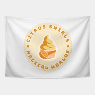 Citrus Swirls & Magical Worlds Tapestry