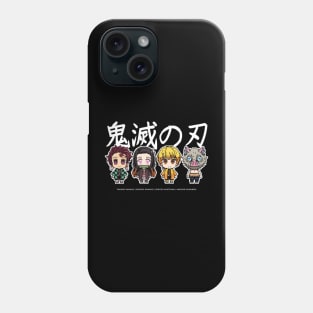 demon slayer pixel art 2 Phone Case