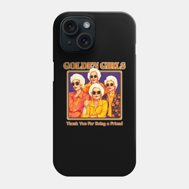 The Golden Girls Refreshment Phone Case by Purple lily studio