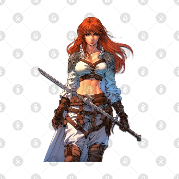 Anime Red Sonja Warrior Queen by ForbiddenGeek