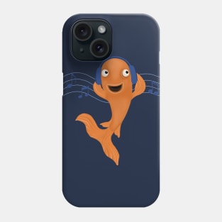 Music Loving Goldfish Phone Case