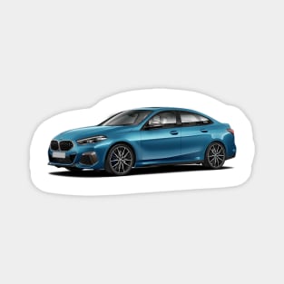 BMW 2 Series Gran Coupe Seaside Blue Metallic Magnet