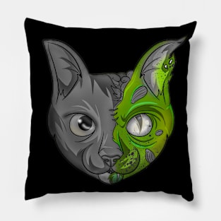 Scary Cat Zombie Pillow