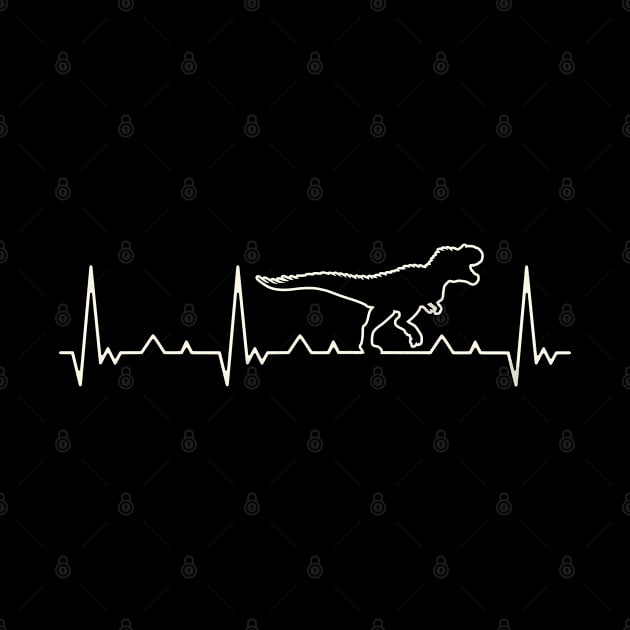 Tyrannosaurus EKG Heart Beat by bridgewalker