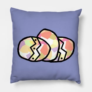 Three Easter Eggs Pillow