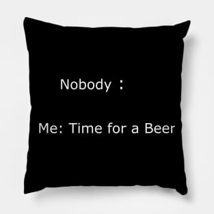 Time for a Beer Pillow