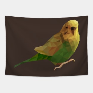 Green Budgie Tapestry