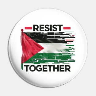 Resist Together Pin