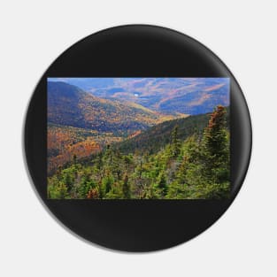 Foliage Covered Mountainscape Keene Valley Adirondacks New York Pin