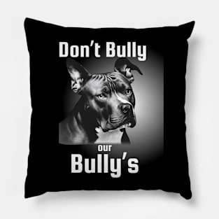 funny pitbull Pillow