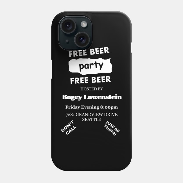 Bogey Lowenstein Party Invitation Phone Case by VideoNasties