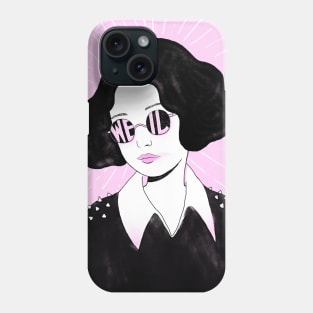 simone weil punk portrait Phone Case