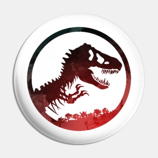 Dinosaur Inspired Silhouette Pin