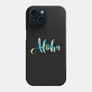 Aloha, Pineapples+Floral Collage Phone Case