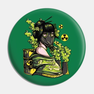 Nuclear Girl Pin