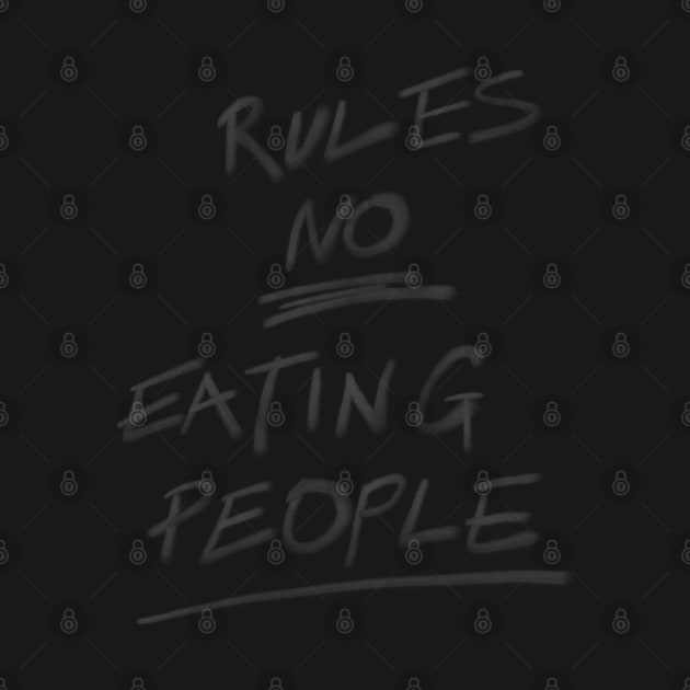 Rules No Eating People by Evgenija.S