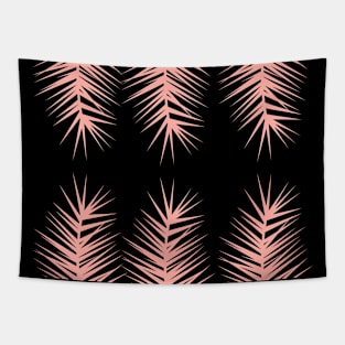 Pink leaves Tapestry