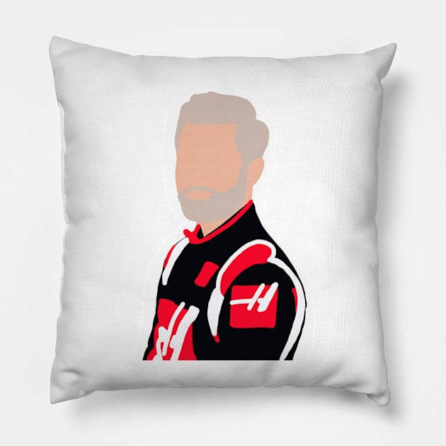 Kevin Magnussen for Haas Pillow by royaldutchness