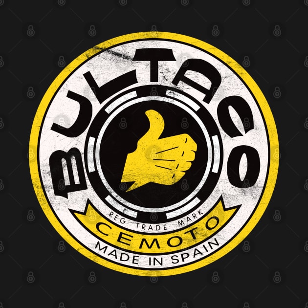 Bultaco Motorcycles  / Faded Vintage Style by CultOfRomance