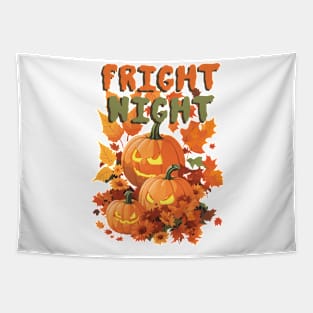 Fright Night Pumpkin Tapestry